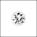 .75 Round Brilliant Cubic Zirconia CZ Loose stone