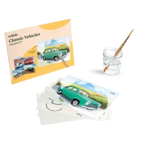 Classic Vehicles Aquapaint Set for Creative Painting