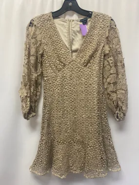 Beige Dress Casual Short French Connection, Size S