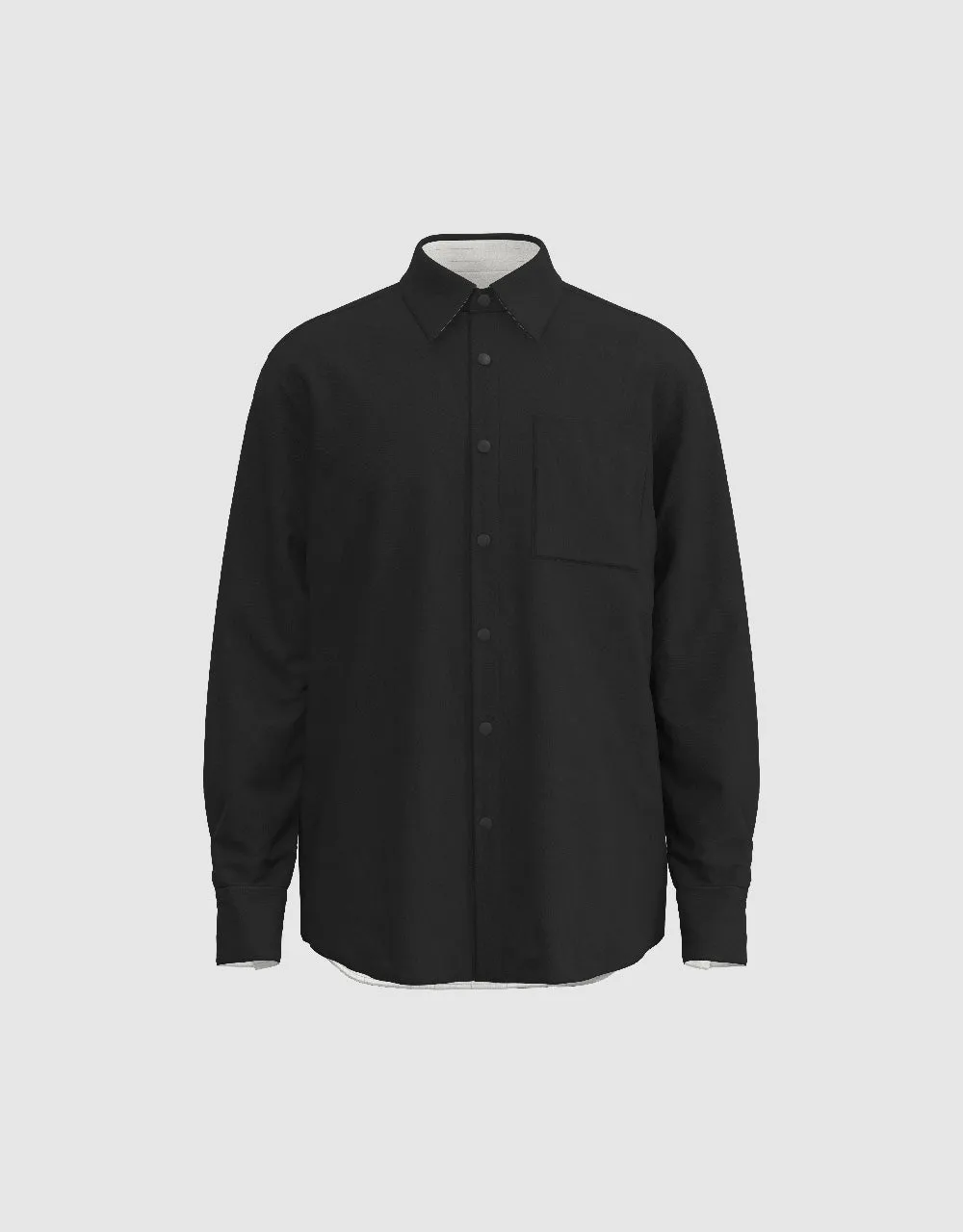 Button Up Loose Shirt