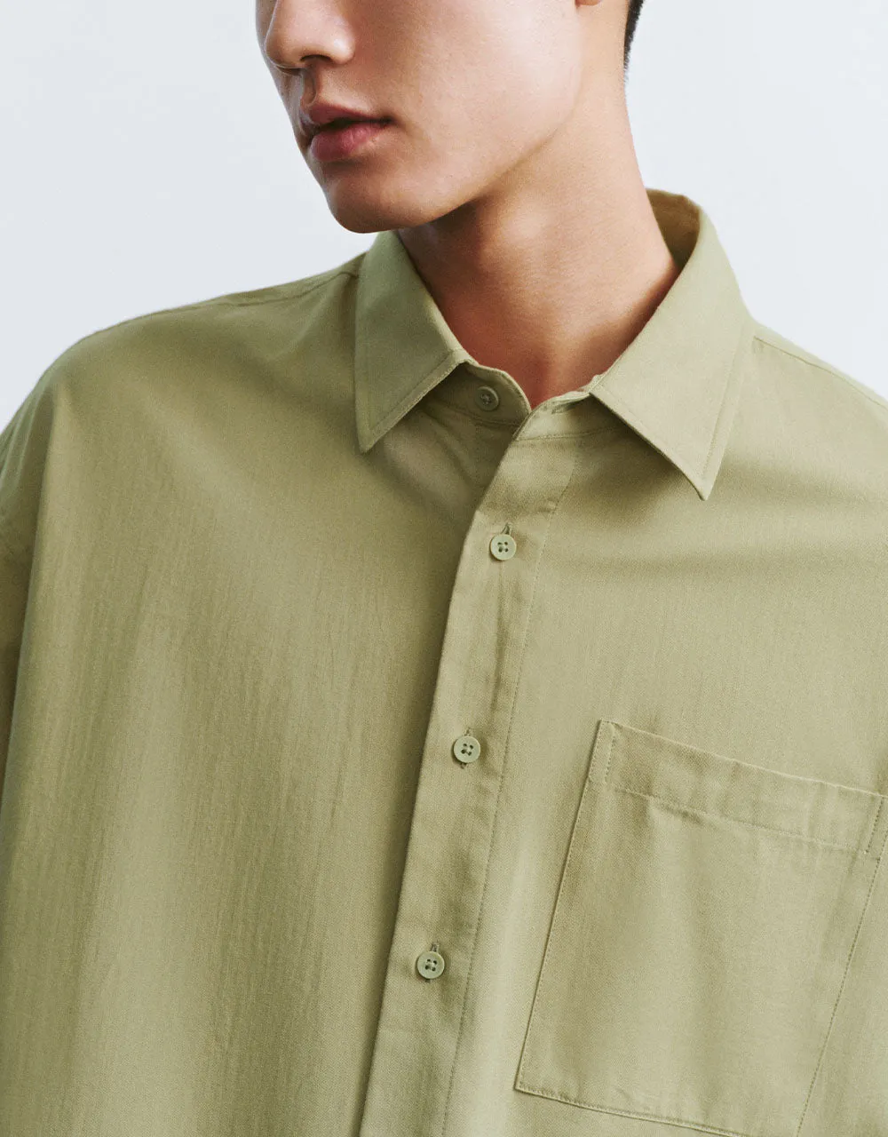 Button Up Loose Shirt