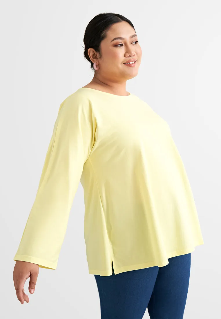 Calista EVERYDAY Loose-fit Crop Sleeve Tshirt