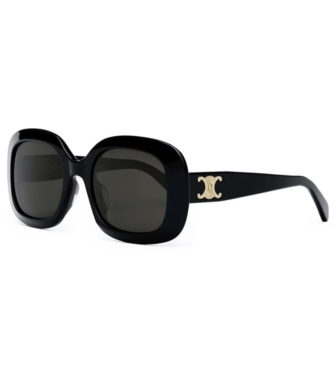 Celine Women Dark Smoke Oversized Sunglasses