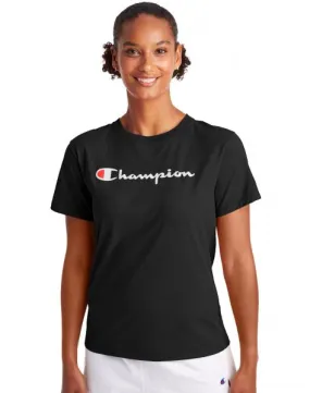 CHAMPION - Women - Classic Tee - Black