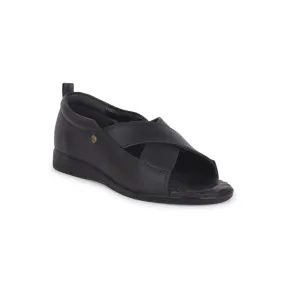 Coolers By Liberty 7194-501 Mens Black Formal Sandal