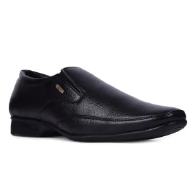 Fortune Black Formal Slip-on Shoes HOL-132E By Liberty