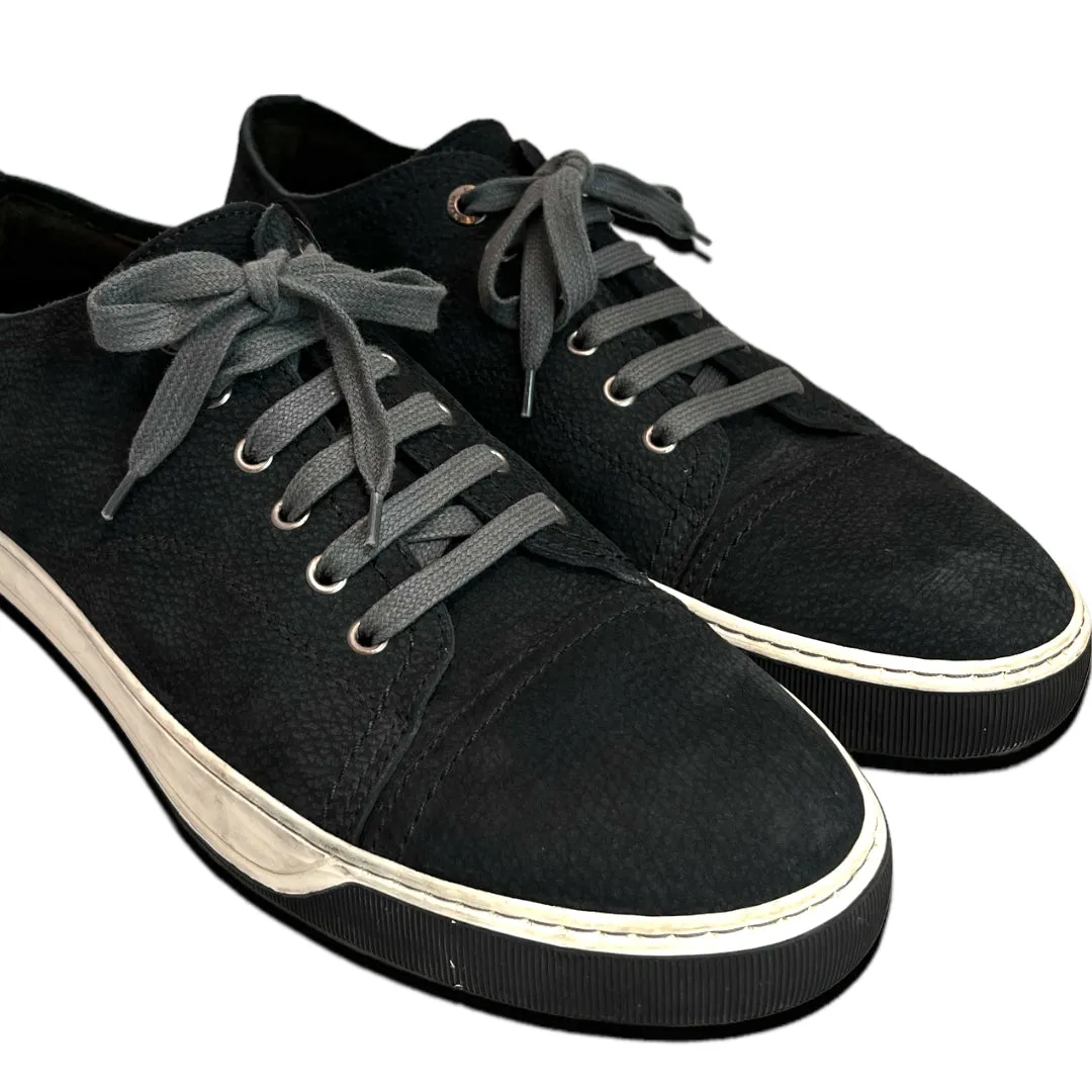 LANVIN MEN BLACK SNEAKERS (PREOWNED)