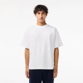 Loose Fit Heavy Cotton Lacoste Embroidery T-shirt