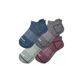 Men's Border Stripe Ankle Sock 4-Pack