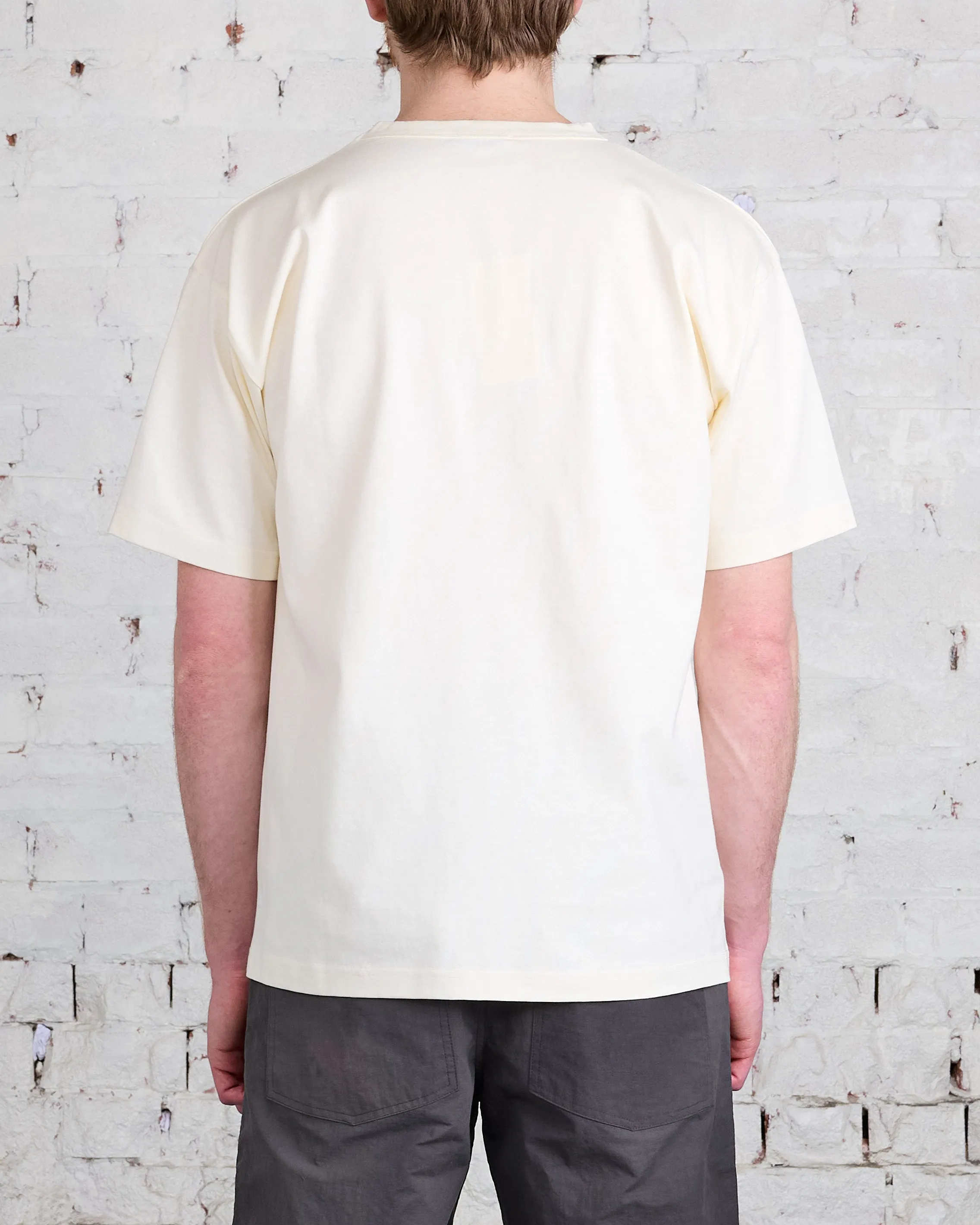 Norse Projects Simon Loose Print T-Shirt Ecru