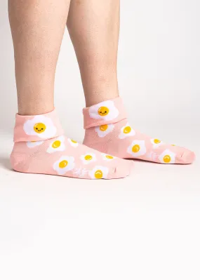 Sunny Side Up Cuff Ankle Socks