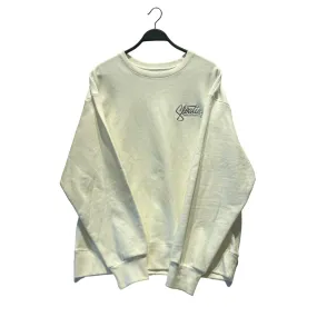 /Sweatshirt/XL/WHT/Cotton/