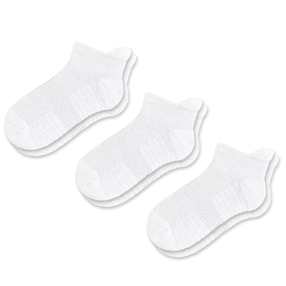 White Ankle Compression Socks