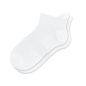 White Ankle Compression Socks